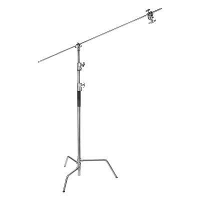 China Hot selling Axrtec AA630 C-bracket photography photo studio light C-stand with handle Th socket arm and head AA610 for sale