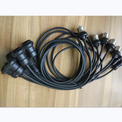 China Outdoor festival decoration e27 dropper /e27 bulb holder festoon light/lighte27 bulb holder/lamp holder for sale