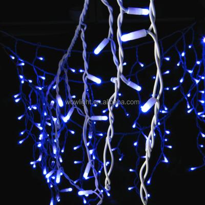 China 5m 230v led 120L outdoor Christmas icicle light /garland light with Eu plug for outdoor decoration for sale