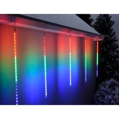 China Tree / Building / Shopping Mall /park Snowfall / Meteor Shower Snowfall Tube With 150-LED 50 cm Set Of 5 - Multi Colored for sale