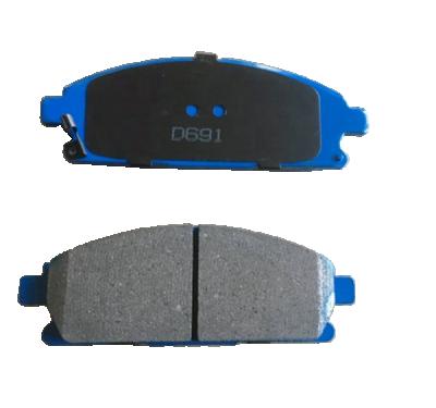 China Semi Metal + Graphite Long Life Disc Brake Pad With Semi Metal Material Dust Bottom For Japanese Car for sale