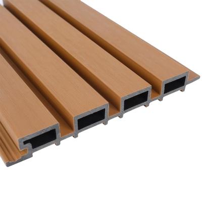 China Exterior Wall Fireproof Soundproof Partition Long Life Wooden Cladding With Wpc Wall for sale