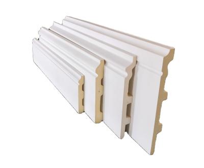 China Waterpoof 39mm Width Building Decorative Moth Proof Waterproof Skirting Board for sale