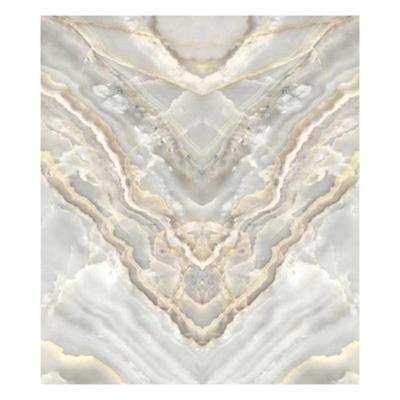 China Flame Retardant High Gloss Marble PVC Panel UV Design For Wall Decoration And Ceiling for sale