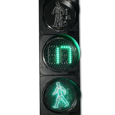 China Pedestrian Digital Countdown Timer Led Traffic Signal Light For Safety for sale