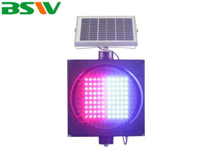 중국 Flashing Powered Flash Traffic Light Solar LED Traffic Light Safety Warning Sign 판매용