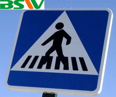 China Support For Customizing Common Crosswalk Road Traffic Signs for sale