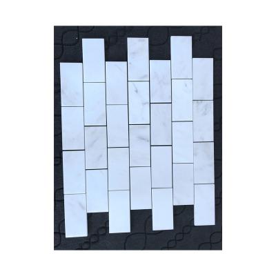 China Good Quality Modern Hot Selling White Pure Natural Materials Marble Tiles for sale