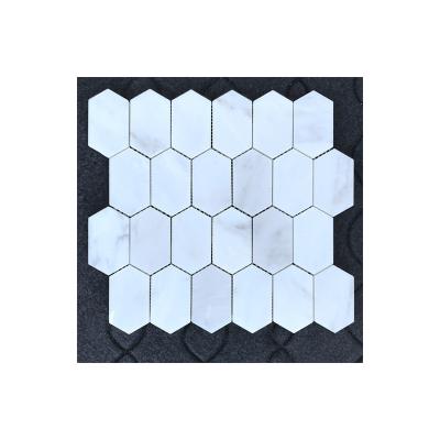 China Home Ministry Pattern Modern Natural Classic Style Materials White Fine Marble Decoration Tiles for sale