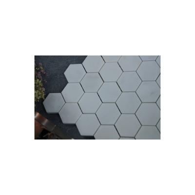 China Modern Hot Selling Pattern High Quality Marble Panel Small Hexagonal Mosaic Tiles for sale