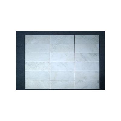 China Factory Sale Modern Interior Decoration Beautiful Marble White Tile Custom Marble Backing Tiles for sale