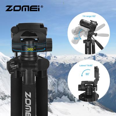 China Professional Customized 57.8 Inch Video Camera Aluminum Alloy Tripod Suitable For Outdoor Photographers for sale