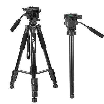 China Q310 PTZ Video Camera Hydraulic Dimming Tripod Hydraulic Steering Head Tripod With Handbag for sale