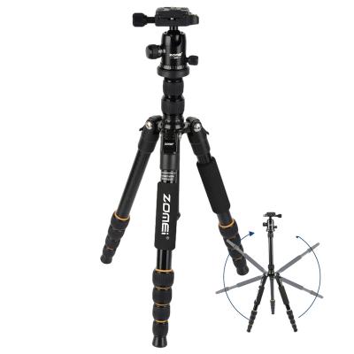 China ZOMEI Q666 Digital Camera Black Tripod Mount Camara Dslr Mobile Tripod Stand For Video for sale