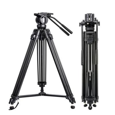 China Professional Custom Adjustable Aluminum Black Alloy Mobile Phone Stabilizer Bendable Tripod Video Camera for sale