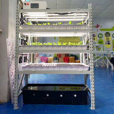 China ABS Agriculture Plants Raising Mobile Vertical Stand Multi Level Vertical Raising Stand With Tray for sale