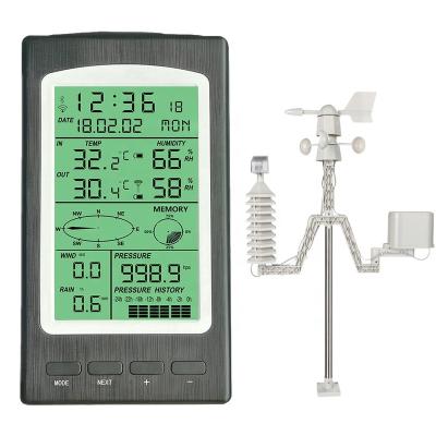 China High Quality 185*123*23mm Wind and Rain Measurement Sensor Temperature Humidity Air Pressure Wireless Weather Station for sale