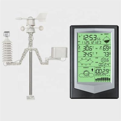 China High quality multifunctional professional weather station with temperature and humidity measuring instrument 18.5*12.3*2.3CM for sale