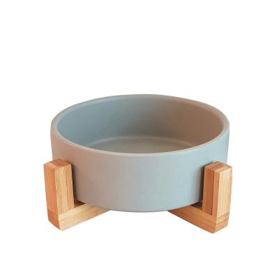 China Hot Selling Pet Food Sustainable High Quality Ceramic Water Bowl Easy Clean Pet Feeder Bowl For Dog for sale