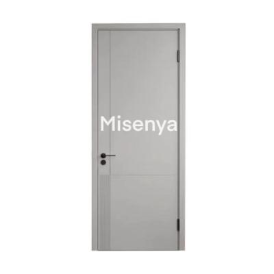 China Sound Insulation Misennya Top Selling Popular Design Customized Solid Modern Front Wooden Door For Interior Service Residence for sale