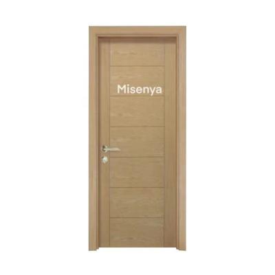 China Sound Insulation Misenya Apartment House Interior Flush Wood Veneer MDF Commercial Building Wood Door For Canada for sale