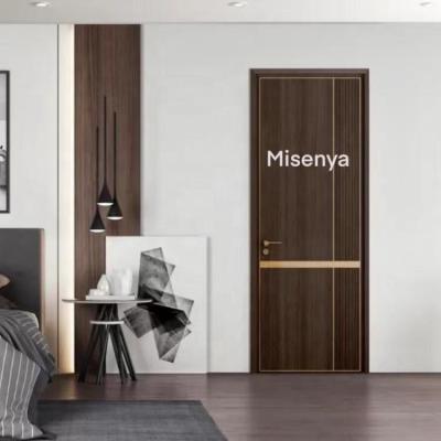 China Sound insulation Misenya factory direct supply nature veneer composite interior solid wood door for bedroom apartment for sale