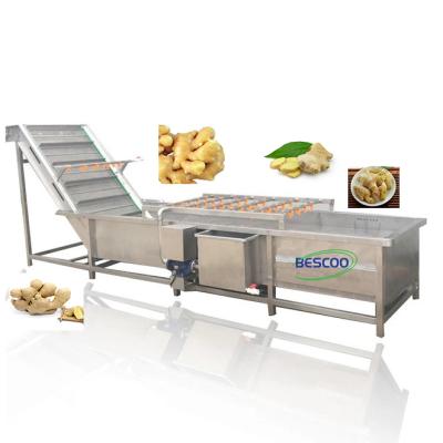 China Factory Ginger Washing Machine Manufacturers Industrial Fresh Fruit Processing for sale