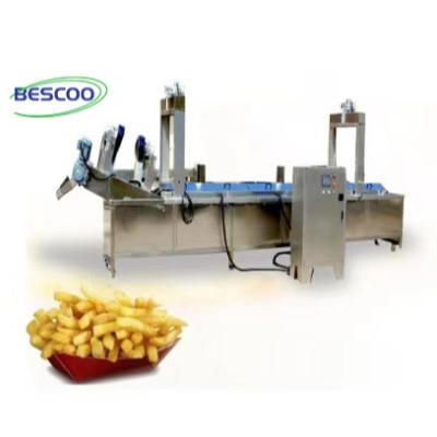 China Automatic Frying Snack Potato Chips Frying Machine for sale