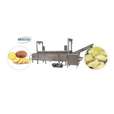 China Automatic Fry Snacks Frying Machine For Potato Chips for sale