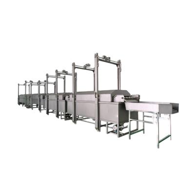 China High Efficiency Cost Effective Automatic Control System Continuous Fries Fryer for sale