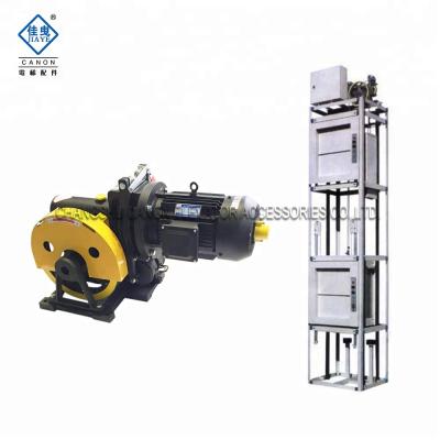 China YJF100K 200kg Speed ​​Single Dumbwaiter Elevator Traction Machine YJF100K Traction Machine for sale