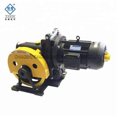 China Single 300KG Speed ​​Dumbwaiter Motor Traction Machine / Elevator Parts for sale