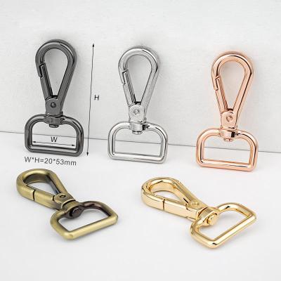 China Bag Metal Hardware Snap Hooks Various Sizes Spring Hooks For Handbag for sale