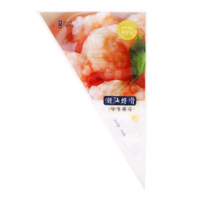 China Custom Triangular Safety Triangular Bag For Shrimp Slippery Packing for sale