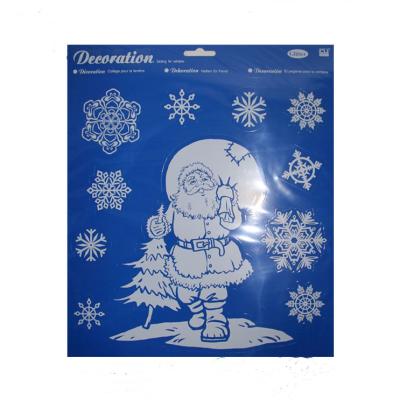 China Window Sticker Christmas Decor Double Sided Reusable Static Window Sticker for sale