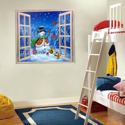 China Home Art Kids Bedroom Window Scenery Wall WALL STICKER Decor 3D Wall Stickers for sale