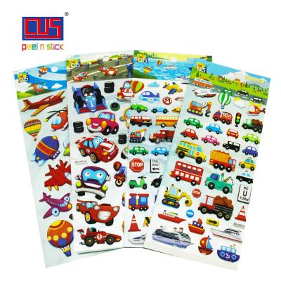 China Waterproof+Eco-friendly Promotional Kids Gifts Diy Cartoon 3d Cute Foam Stickers for sale