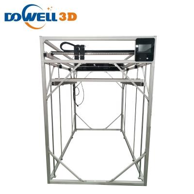 China EASY TO USE large dual head 3d printer dual color filament printing large size 3d printer for sale