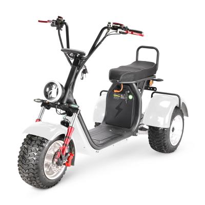 China New 3 Wheeler Citycoco 2000w Unisex Electric Swing Scooters Halley Swing Arm Electric Scooter for sale