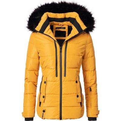 China Detachable Dyed Winter Fashion Outerwear Warm Heavy Parka Women Simple Dyed Parka For Ladies for sale