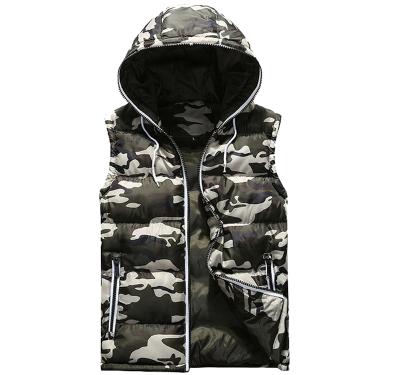 China Breathable Women Lightweight Fluff Camouflage Padded Vest for sale