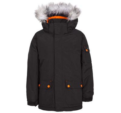 China parride Customized Fur Hood Parka Kids Winter Warm Jacket For Kids for sale