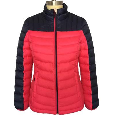 China Waterproof Custom Contrast Color Down Stripper Jacket Mountain Trekking Lightweight Down Jacket for sale