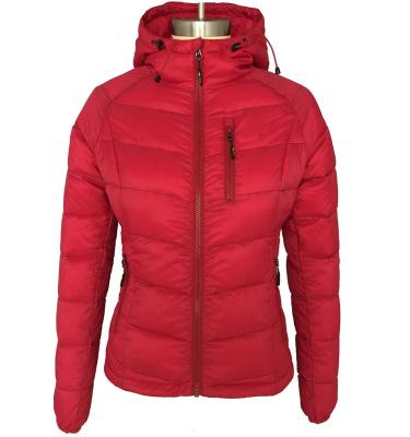 China Fashion Breathable Winter Impact Duck Down Jacket For Women Ultra Light Down Hooded Packable Jacket for sale