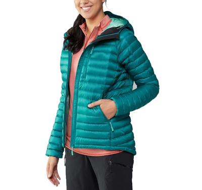 China Breathable Outdoor Rise Ultralight Packable Winter Down Jacket Fashion Contrast Lining Winter Coat for sale