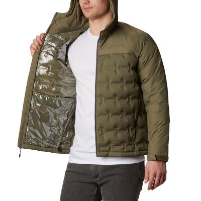 China High Quality Winter Outdoor Men's Breathable Fashion Seamless Down Hoody Jacket for sale