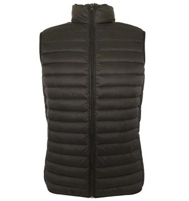 China Winter high quality anti-pilling men's custom logo warm lightweight duck down vest for sale