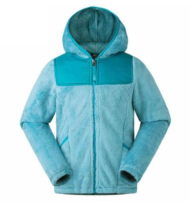 China Fashion Fleece Breathable Custom Cheap Kids Plain Warm Fleece Jacket For Girl for sale