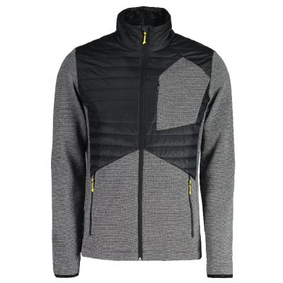 China Customized Polyester Mens Breathable Hybird Fleece Jacket for sale