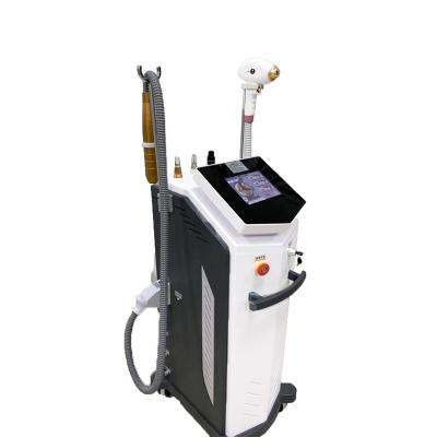 China Professional Hair Removal ND Yag Laser Tattoo Removal Machine Hair Removal Laser 755/808/1064 Diode Q Switched Laser for sale